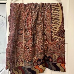 Colorful Paisley Patterned Wrap